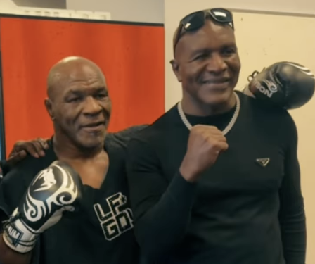 Mike Tyson and Evander Holyfield Tease Fans Over Potential Trilogy Fight